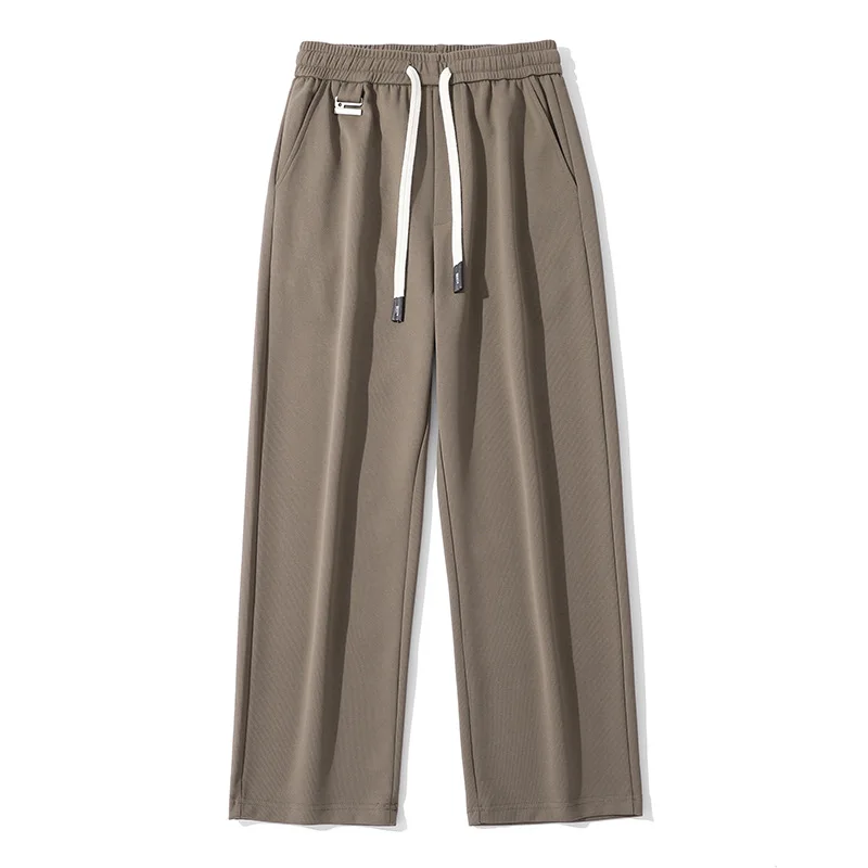 Viser de style américain pour hommes, pantalons décontractés à jambes larges et droites de style japonais, nouvelle collection printemps et automne