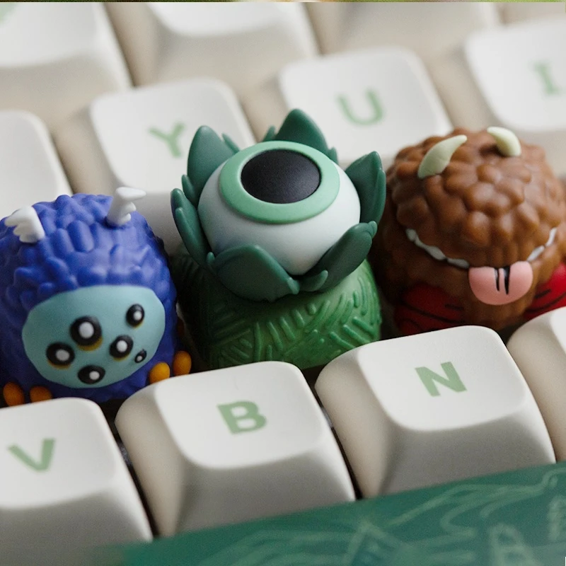 

Hunger Theme Artisan Keycap, изготовленная на заказ крышка для клавиатуры из смолы, оригинальная милая игровая клавиатура для механической клавиатуры, аксессуары, подарок