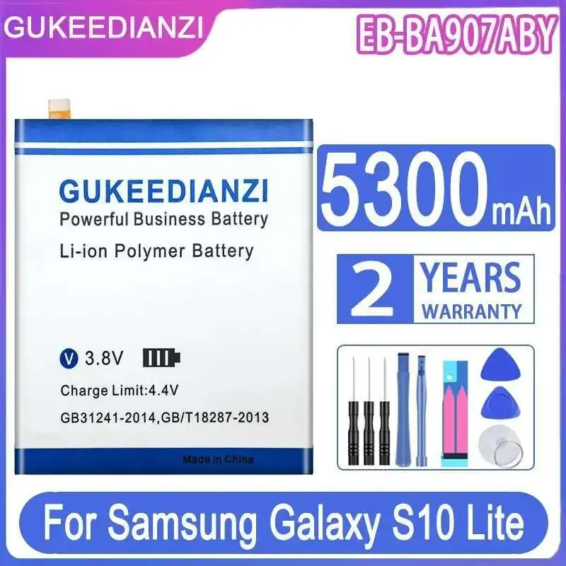 

5300Mah EB-BA907ABY Mobile Phone Battery For Samsung Galaxy S10 Lite High-Capacity