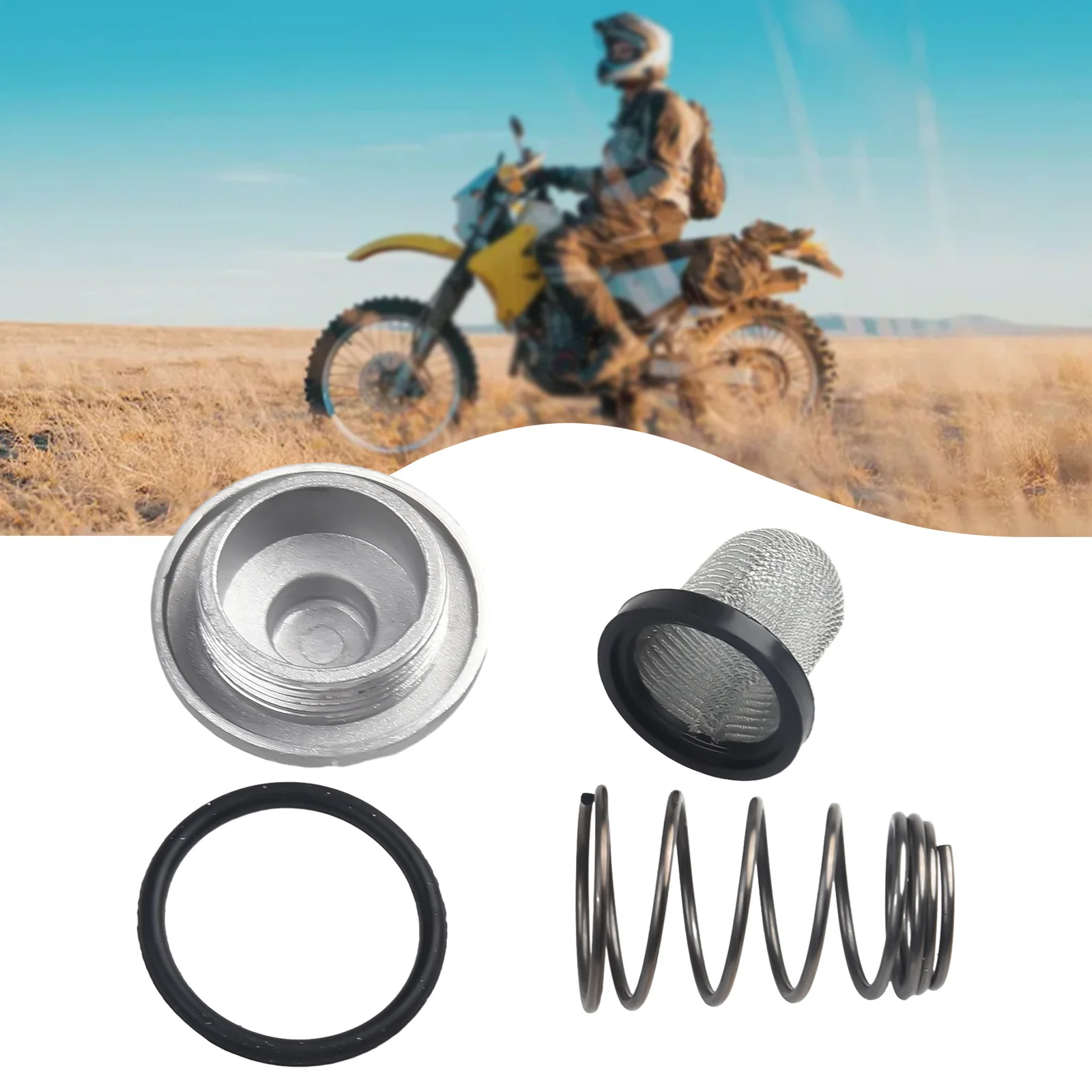 1 PC Motorölfilter Ablaufschraube Kappenabdeckung Set für Honda PCX 125 WW/A 2010-2019 Filter-Ersatz Motorradzubehör
