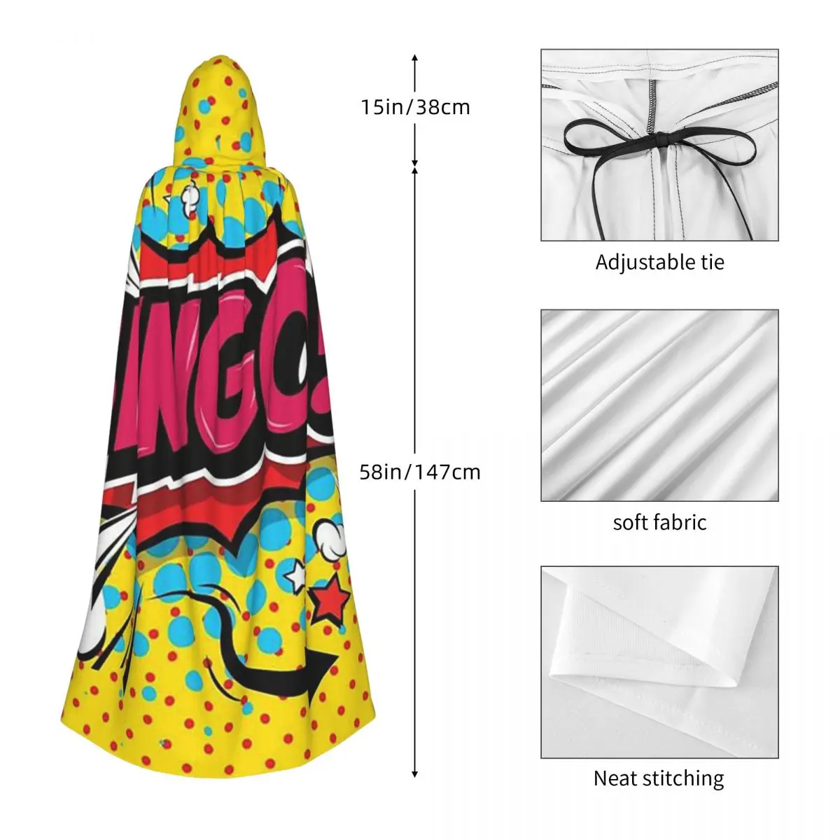 เกมบิงโกที่ดีที่สุดสำหรับผู้เล่นบิงโก เสื้อคลุมยาวมีฮู้ด ชุดแม่มดยุคกลาง ชุดคอสเพลย์ เสื้อคลุมฮาโลวีน แวมไพร์ สำหรับผู้ใหญ่ ทุกเพศ