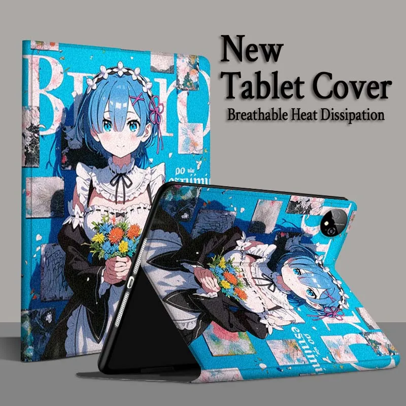 

Rem Anime Beautiful Fashion For Honor Pad Tab Magic GT GT2 6 X8 V7 V8 X9 8 9 13 X8a X9a Pro 10 12.1 12.5 Inch Tablet Case