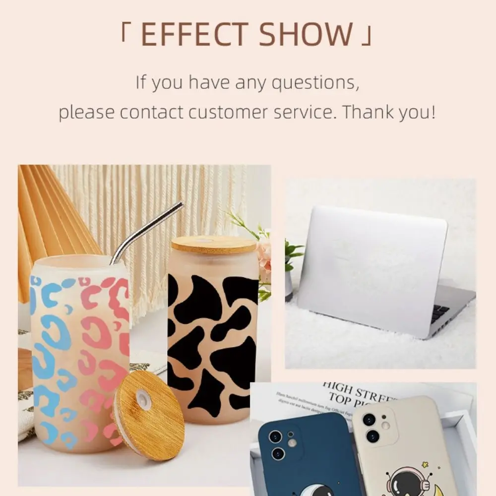 Leopard Print UV DTF Transfer Sticker Iron on Waterproof Cup Wraps High-temperature Resistant DIY Decals Transfer Cup Stickers