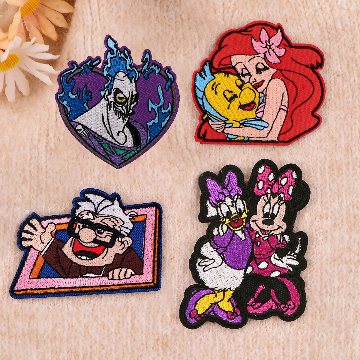 Cute Cartoon Animals Animation Patch Iron On Embroidered Patches For Clothes Patches On Backpacks Jackets Stickers