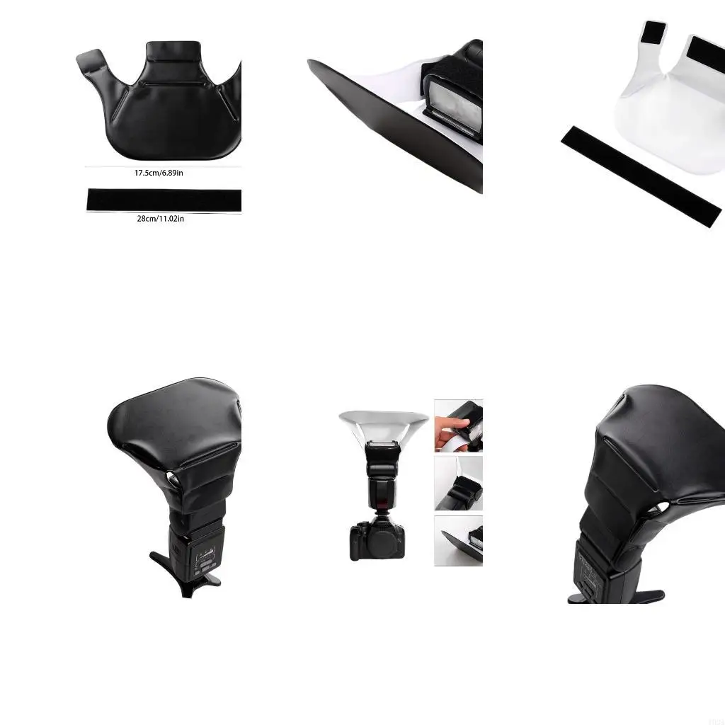 193A Kompakte Blitzdiffusor-Lichtreflektor-Softbox für DSLR-Kameras Einfache Einrichtung