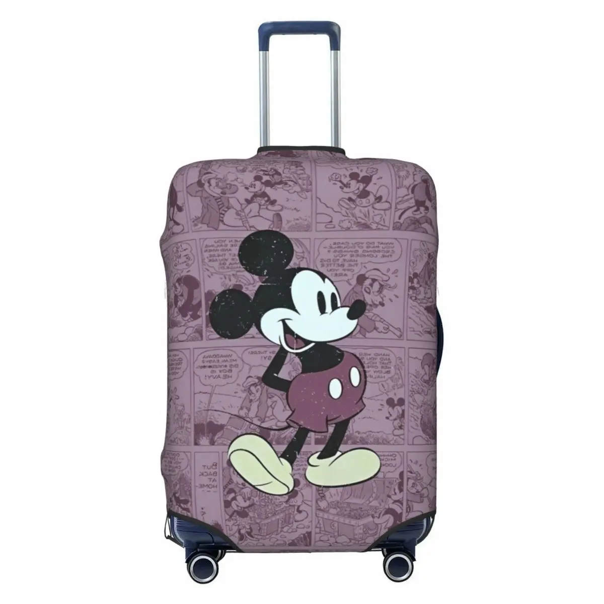 Mickey Mouse Funny Suitcase Cover Cruise Trip Vacation Elastic Luggage Supplies Protector