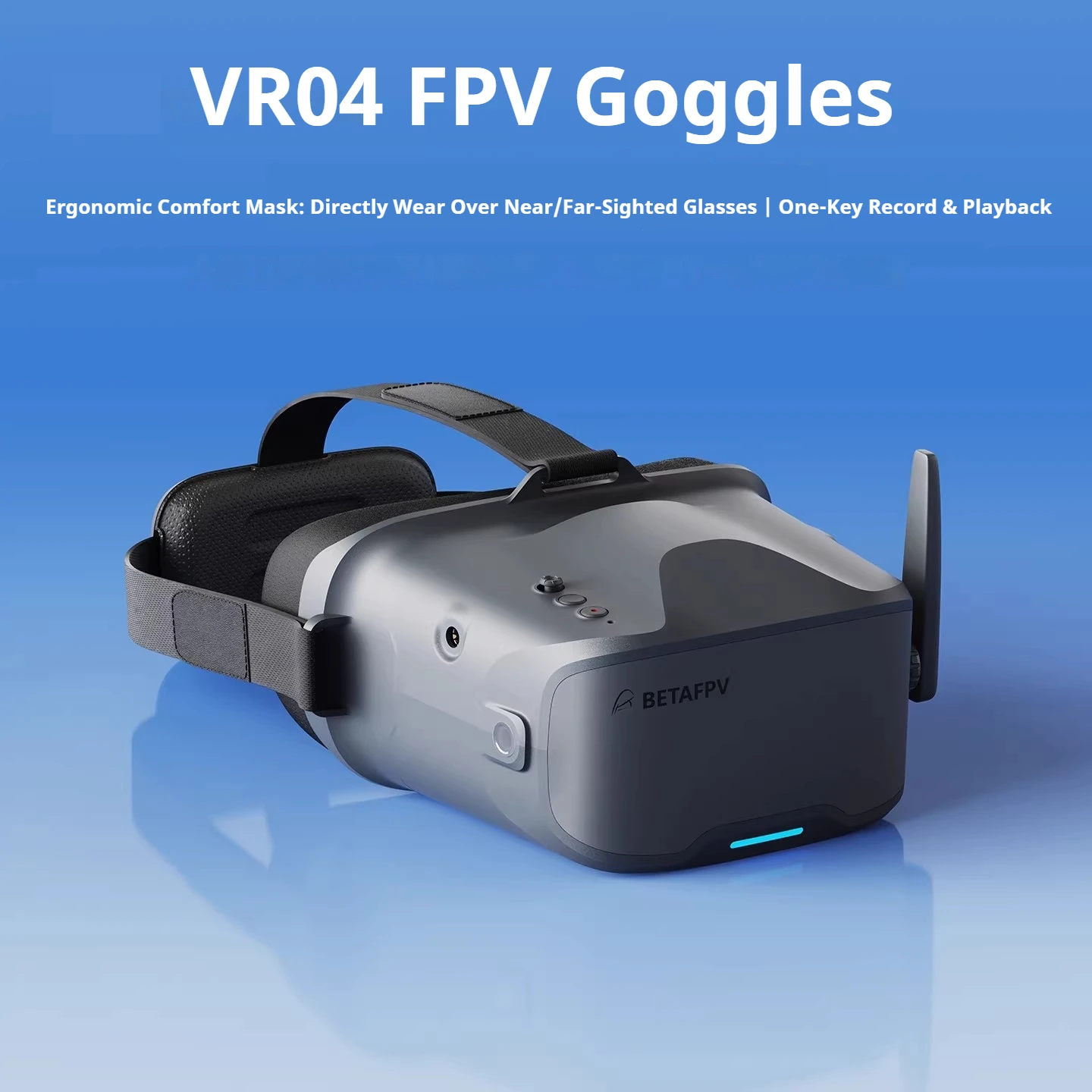 Image of BETAFPV VR04 FPV-Drohnen-Brille Analoges HD 1080P Display 400m Übertragungsreichweite Ein-Knopf-Aufnahme für Aquila20 Modell