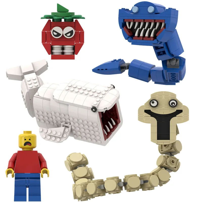 Subnautica Building Blocks Set Deep Exploration Series Game Peripheral Sea Monster Building Blocks Toys Gifts For Boys Adults