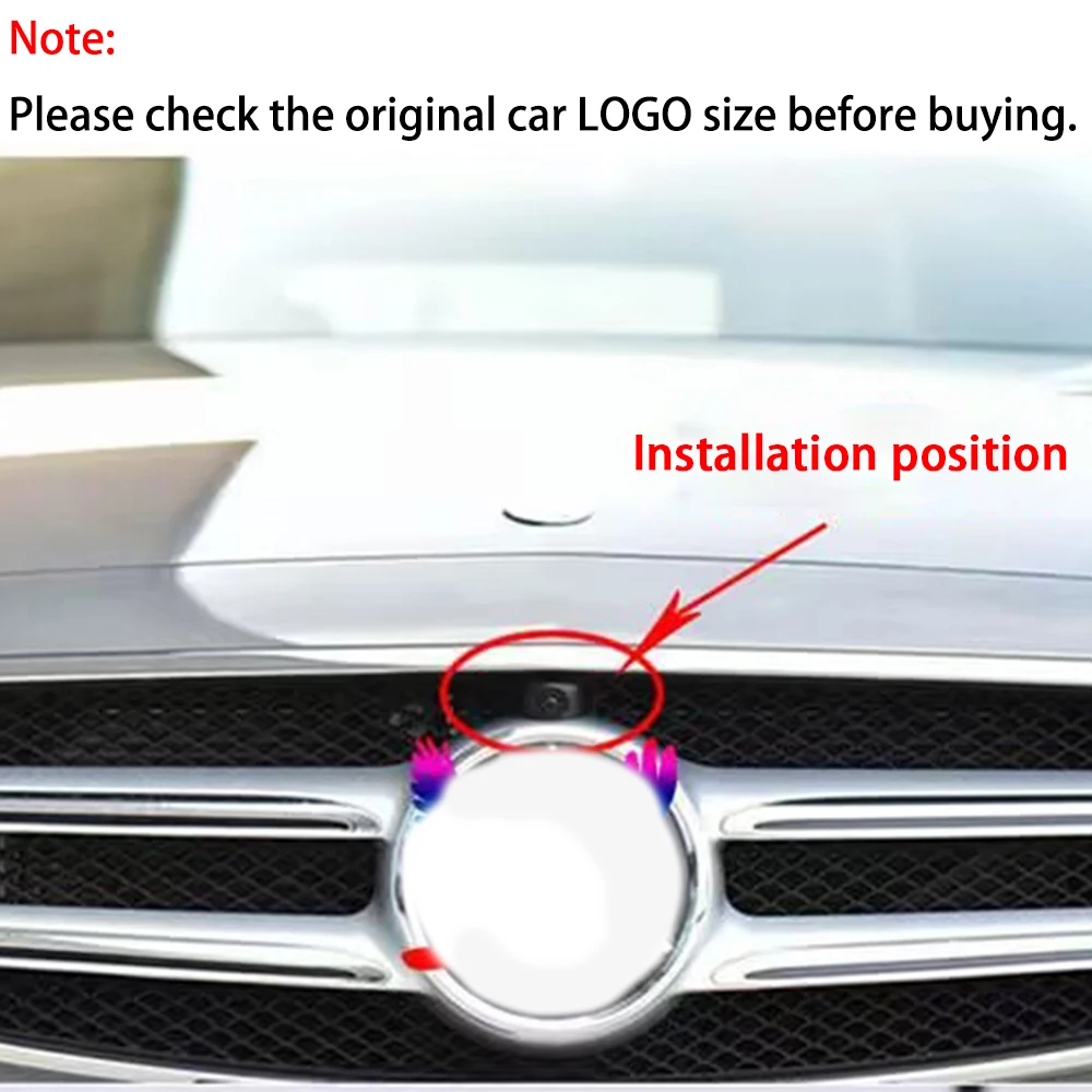 ZJCGO Car Front View Camera AHD 1080P Waterproof Night Vision CCD for Mercedes Benz C E Class W205 S205 A205 C205 W213 S213 C238