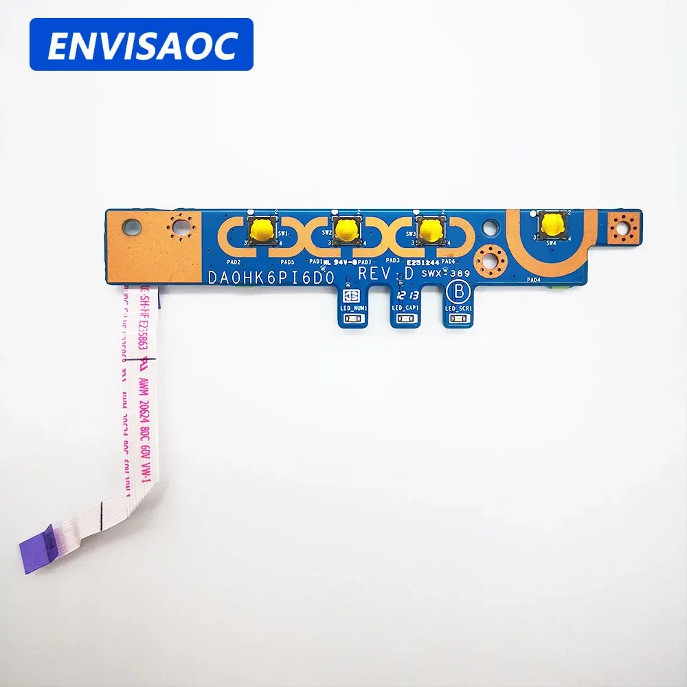 Para Sony SVE141 SVE141D11T SVE14A SVE14A11T SVE14AA12T SVE14A16ECP SVE14A17ECP placa de botón de encendido del ordenador portátil con interruptor de Cable