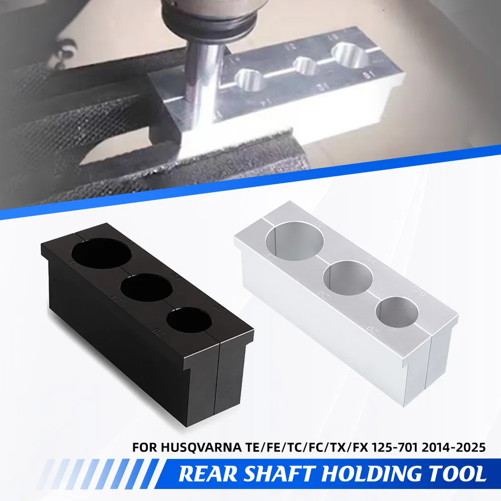 

Universal For HUSQVARNA TE/FE/TC/FC/TX/FX 125-701 2014-2025 Dirt Bike 20mm/24mm/29mm Rear Fork Shaft Shock Clamp Holding Tool