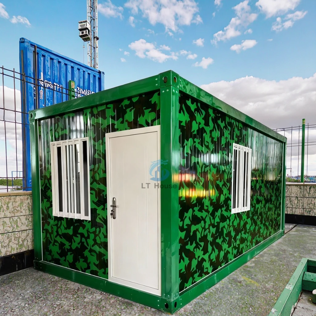 Detachable Custom Flat Pack Luxury 2 Bedroom Sandwich Panel Container House Prefabricated Modular Portable