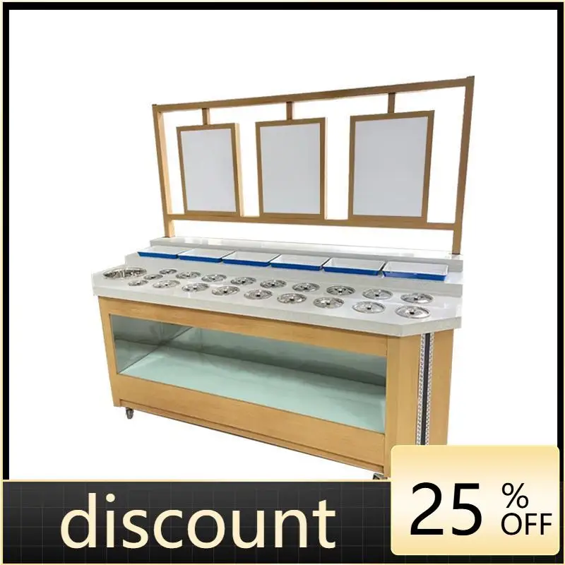 

LMM commercial hot pot restaurant seasoning table barbecue restaurant dipping fruit cold dishes table