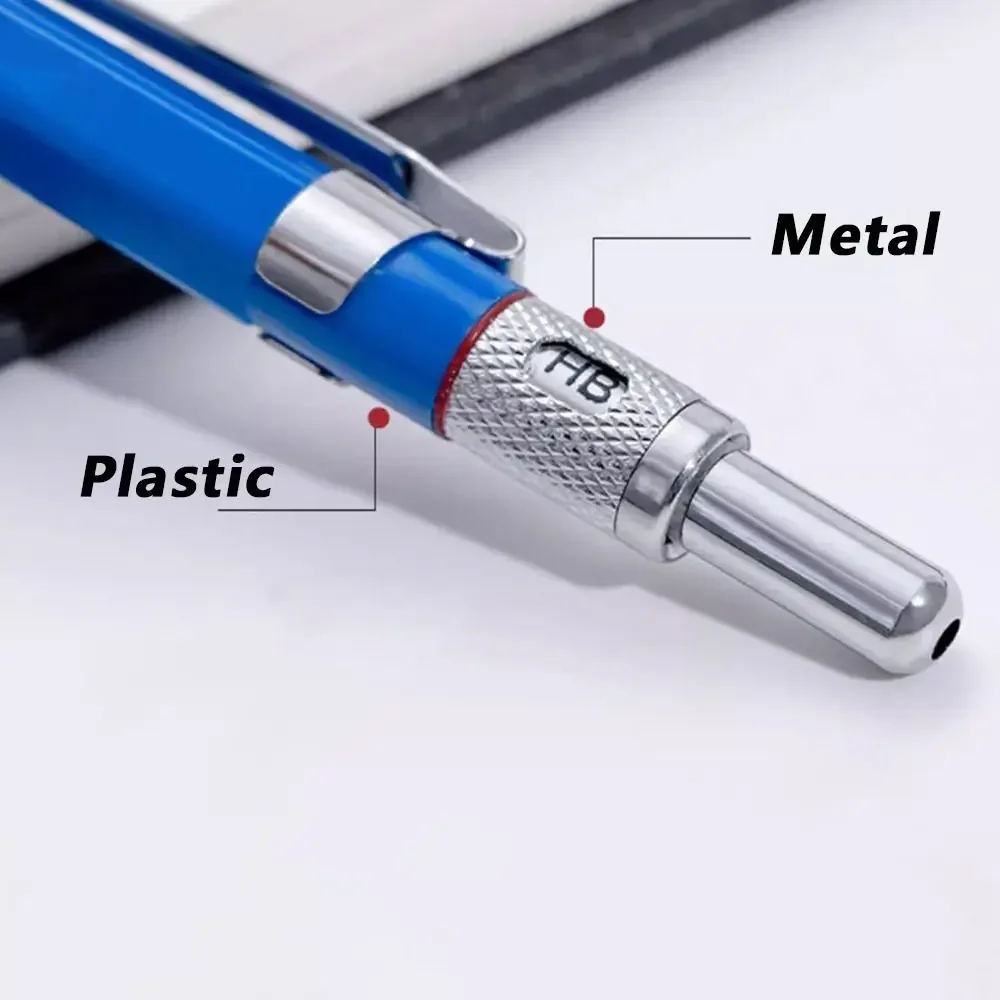 

New 2.0mm Deep Hole Marking Pencil Long Head Deep Hole Marking Solid Carpenter Pencil Mechanical Pencil Woodworking Construction