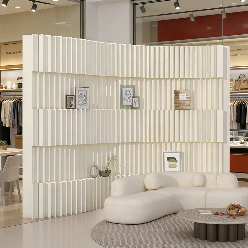 Modern Folding Screen Room Divider for Office Home Decoration Background Wall for Live Streaming Room