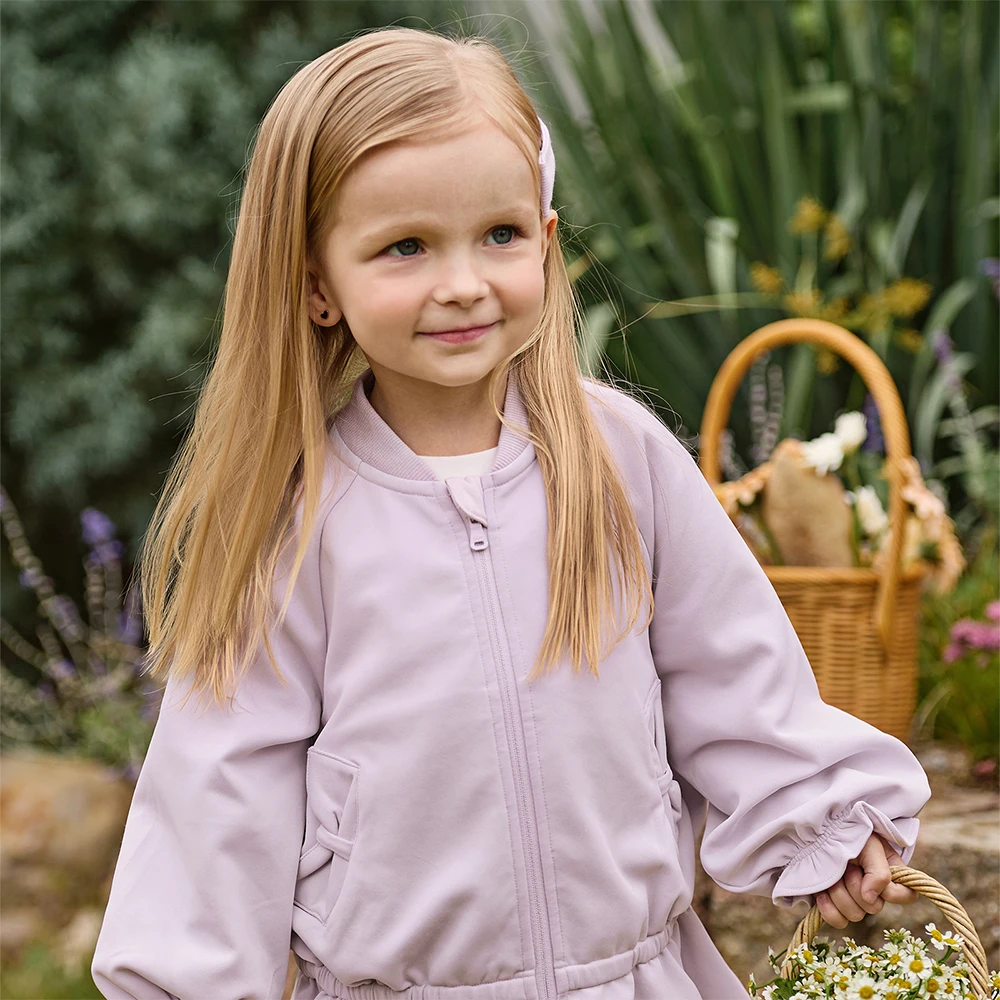 Dave Bella Children Knitted Jacket Girls Clothes Autumn Spring Kids Casual Coat Outdoor Outerwear Cute Butterfly Wings DB1260376