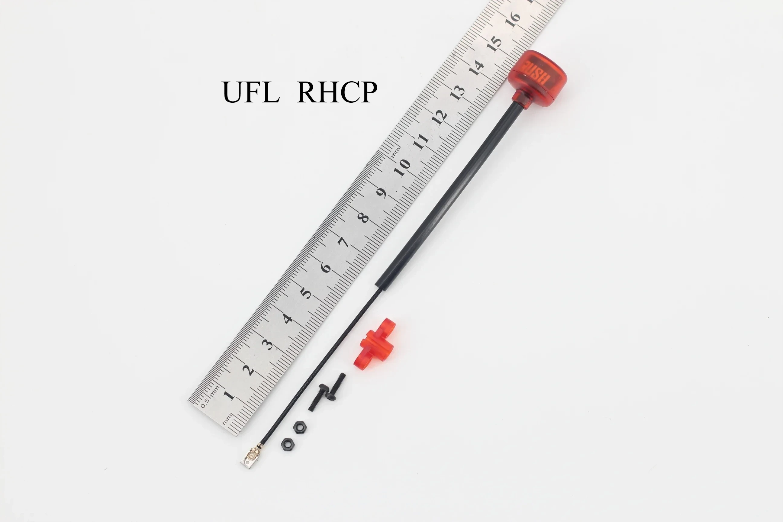 Antena Rush Cherry 5,8G SMA MMCX UFL RHCP adaptador de conector de antena de carreras de largo alcance para Dron de carreras de cuadricóptero FPV