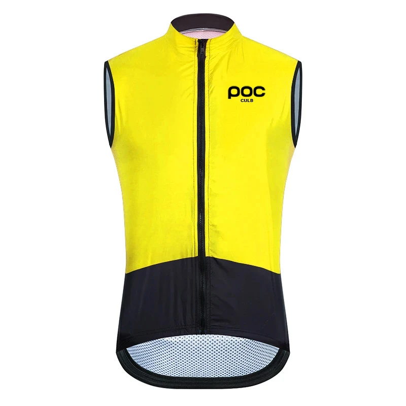 Autumn CULB POC road cycling windproof charging vest, quick drying breathable mountain off-road cycling equipment vest