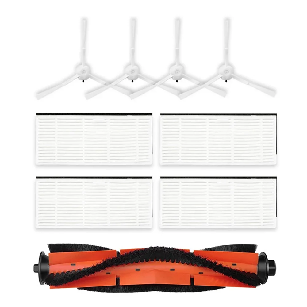 Voor Lydsto R1 / R1A / R1 Pro / S1 Robotstofzuiger Hoofd- en zijborstelfilters Stofzuigeraccessoires om te vervangen