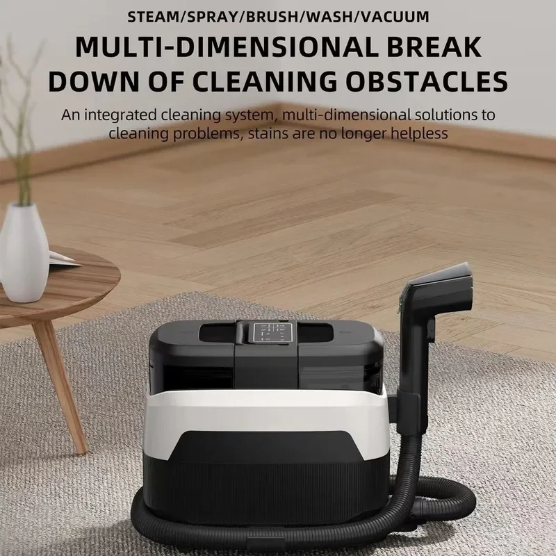 High Temperature Steam Cleaner for Home Fabric Sofa Carpet Curtain Cleaning Machine All in One Sterilization Device Household