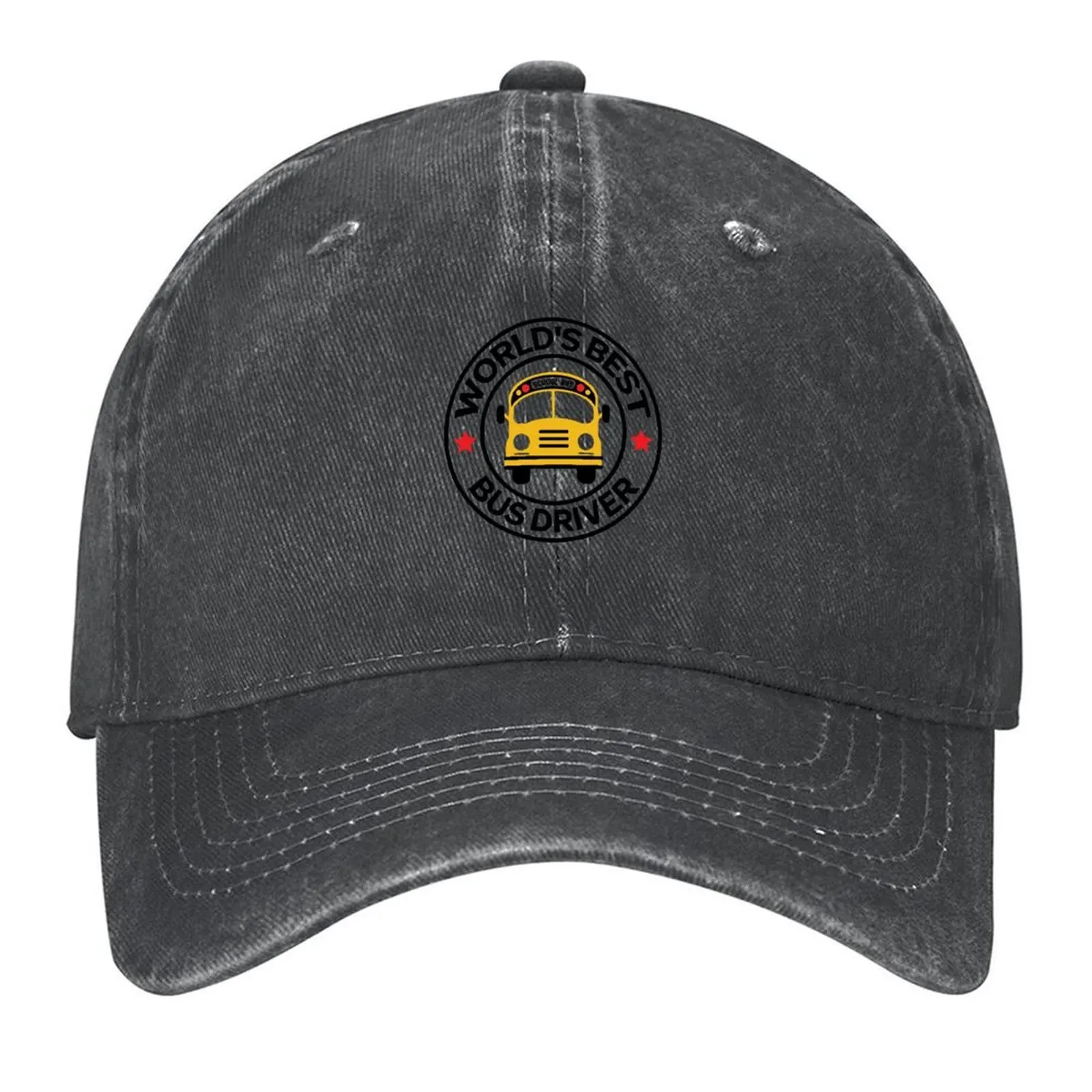 

World's Best Bus Driver School Bus Driver Appreciation School Design Baseball Cap hard hat Luxury Brand Caps Women Men's
