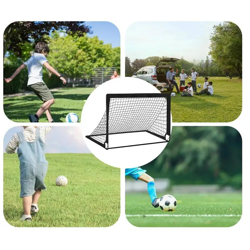 Small Soccer Goal Children Soccer Goal Net Portable Soccer Goal Kids Football Target Net For Playground Backyard Indoor Outdoor