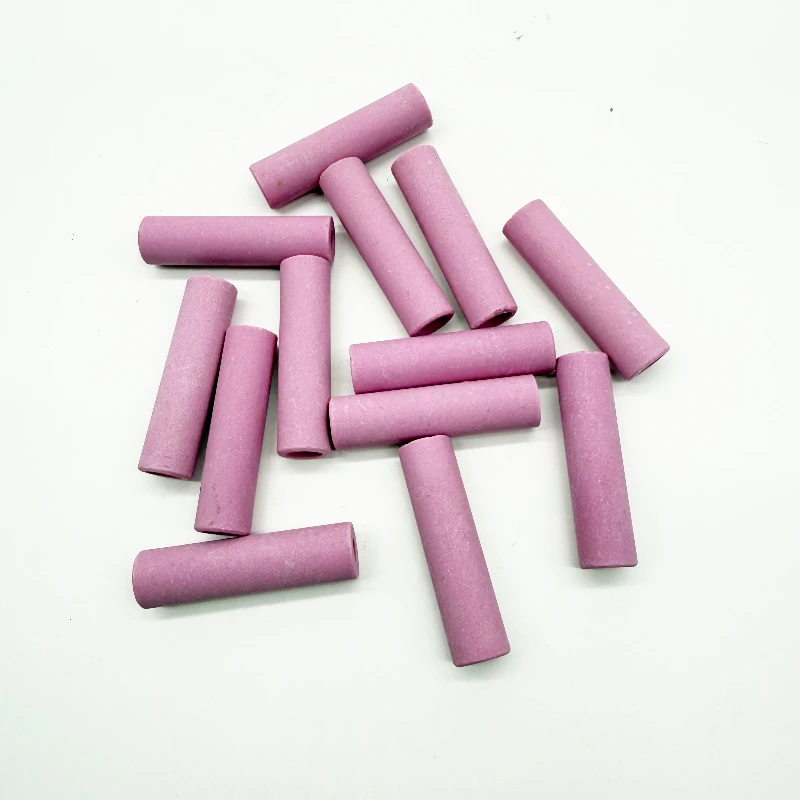 10 Pieces Ceramic Sandblasting Nozzle Porcelain Sandblasting Tip, Size 45*12*5/6mm