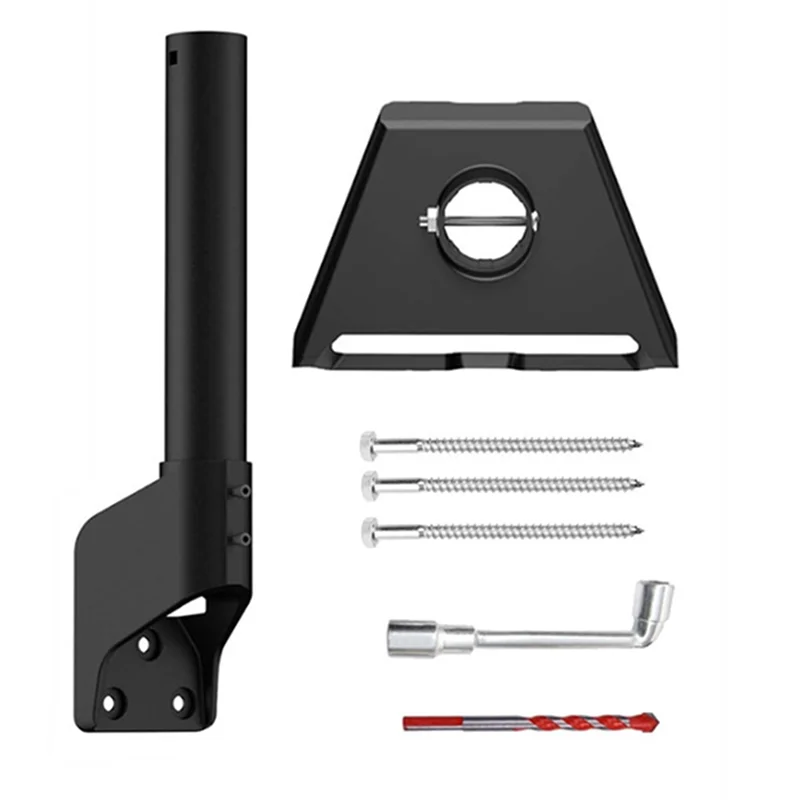 Zestaw do montażu na ścianie FULL-Wall Mount Kit dla Starlink Gen 3, regulowany 360 stopni °   Obrotowy krótki uchwyt dachowy z mocowaniem na śruby do Starlink V3