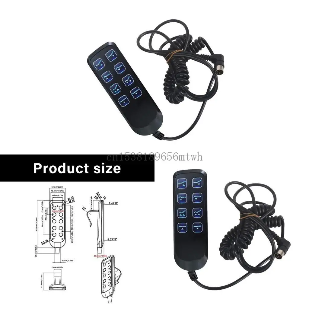 

Контроллер подъема кровати с 8 контактами 9 ядерных заглушек Accessories B03D B03D