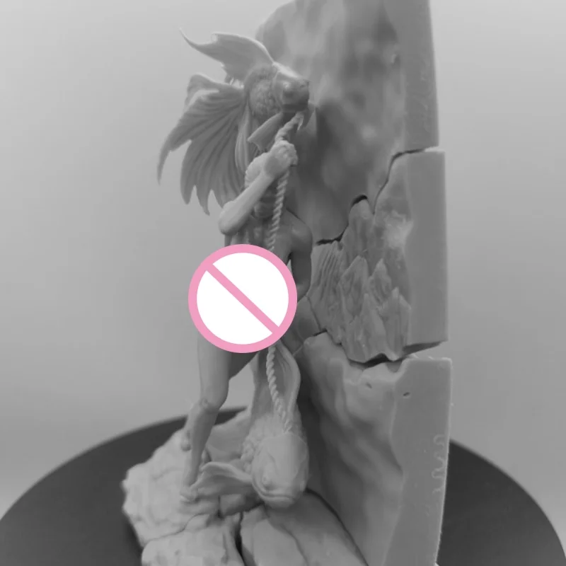 The Art of Walking Diy Resin Figure 1/24 Scale Assembled Model Kit Unassembled Diorama Unpainted Figurines Hobby Toys