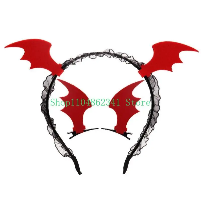 5ASD HALLOWEEN BAT WING HAIR COP DAILY WER