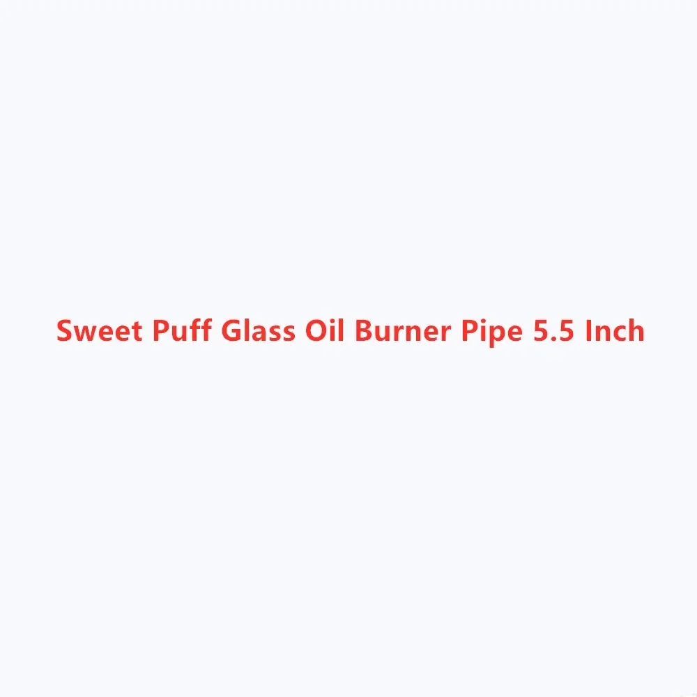 10/20/30/60/90Pcs Gradient Curved Sweet Puff Glass Oil Burner Pipe 5.5 Inch Smoking Glass Pipe