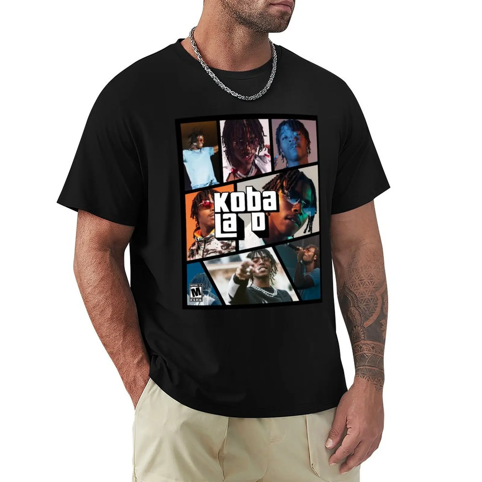 

Koba La D GTA V French Rap T-Shirt anime stuff custom shirt animal prinfor boys mens workout shirts