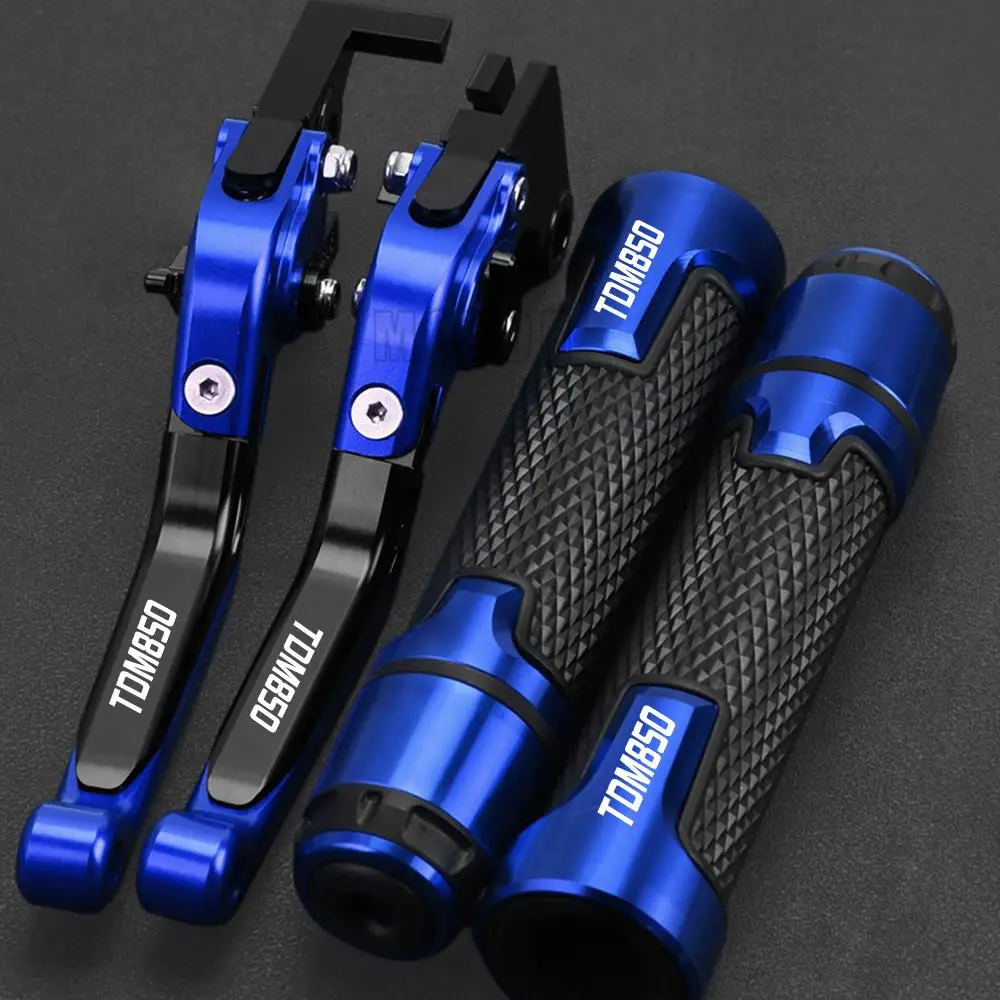 

For YAMAHA TDM850 TDM 850 1991-2002 1994 1995 1996 1997 1998 1991 2000 2001 Motorcycle Clutch Brake Lever Handlebar Grips ends