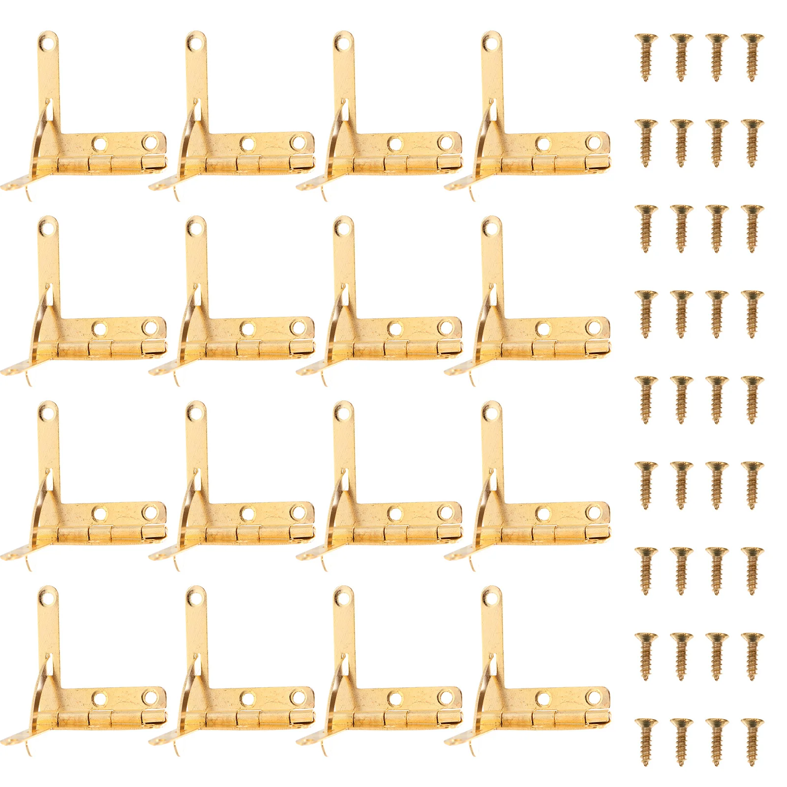 

50pcs Metal Heavy Duty Iron Furniture Hardware For Jewelry Wine Case Chest Decorative Gift Box Hinges Wooden Box Hinges