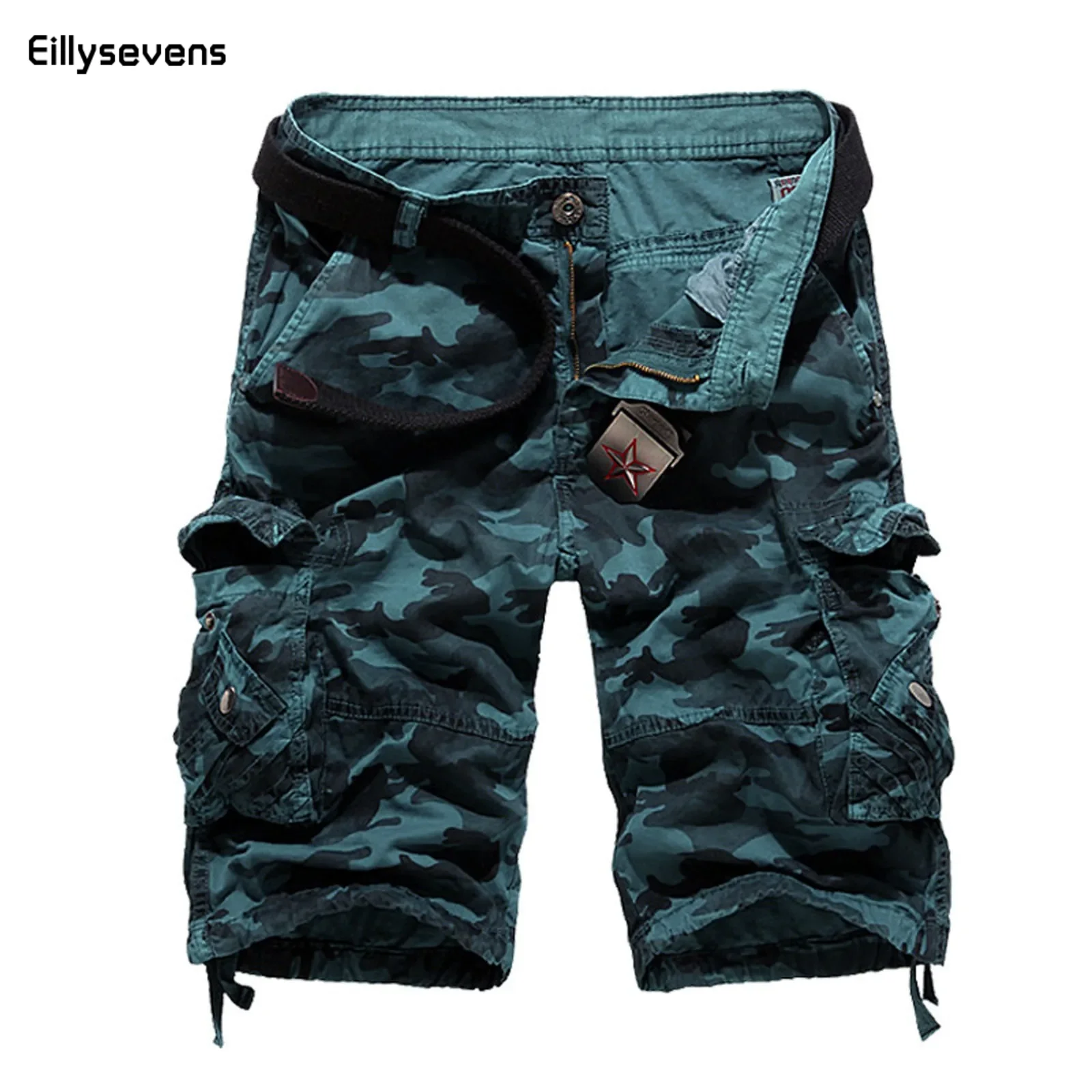 

Camouflage Camo Cargo Shorts Men 2024 New Mens Casual Shorts Male Loose Work Shorts Man Outdoor Hiking Short Pants Plus Size