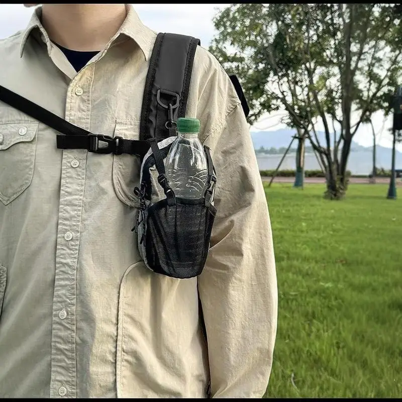 Outdoor-Aufbewahrungstasche mit Schultergurt, Smartphone-Tasche, wasserdichte Wasserflaschentasche für Sport und Wandern, leichtgewichtig – Detail 15