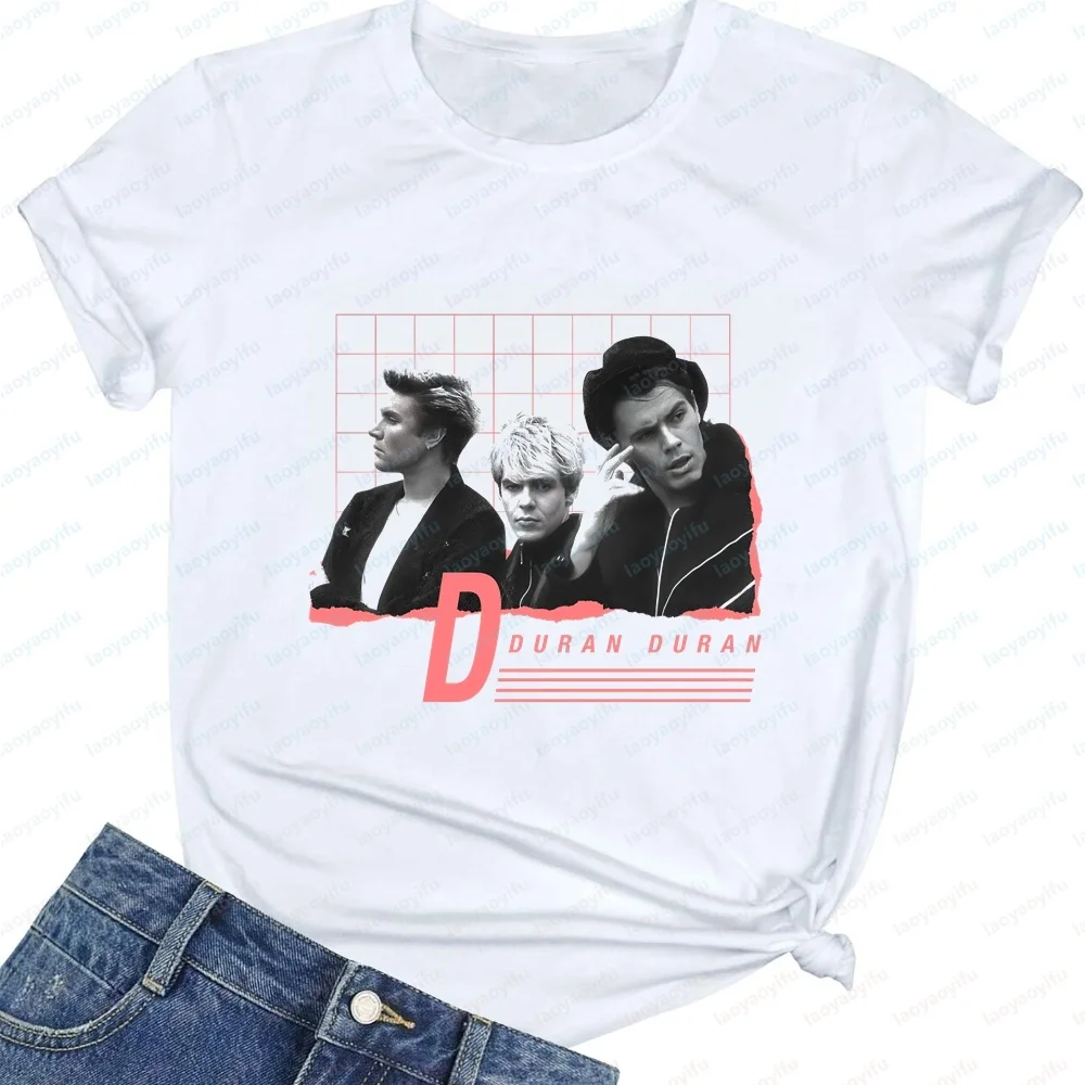 Duran Duran Band - Casual Fashion Fun Crazy Neutral Classic Short-Sleeved T-Shirt for Both Men and Women (Universal Fit)