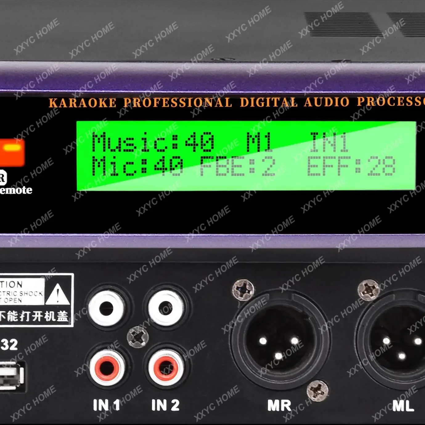 تأثيرات الكل في واحد خلاط الكاريوكي المهنية الغناء مؤتمر بلوتوث المنزل مكافحة عواء قمع الميكروفون
