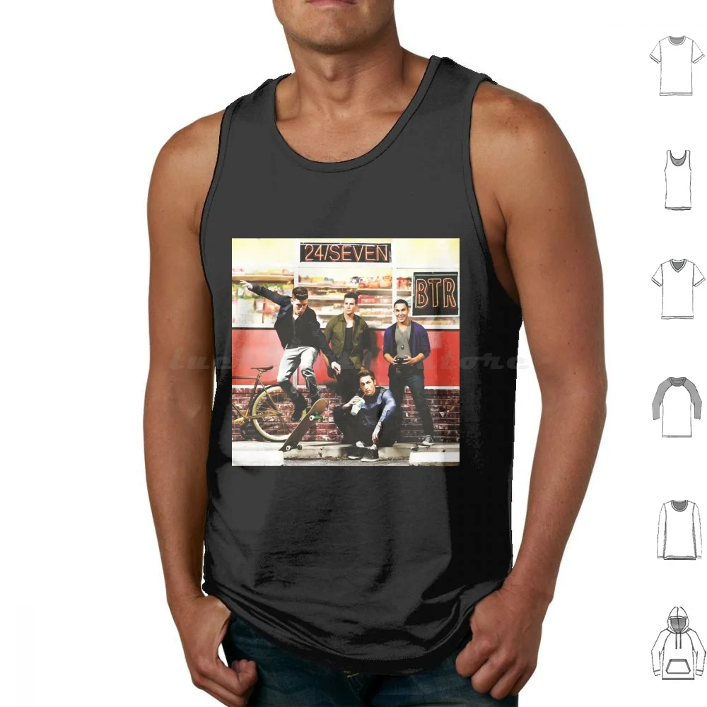 Camisetas sin mangas con Logo de Seven Four People, camisetas sin mangas con estampado de banda de algodón, Alex de Bilbao, Lifeson, álbum de Debut autoescrito, banda de chico Pop