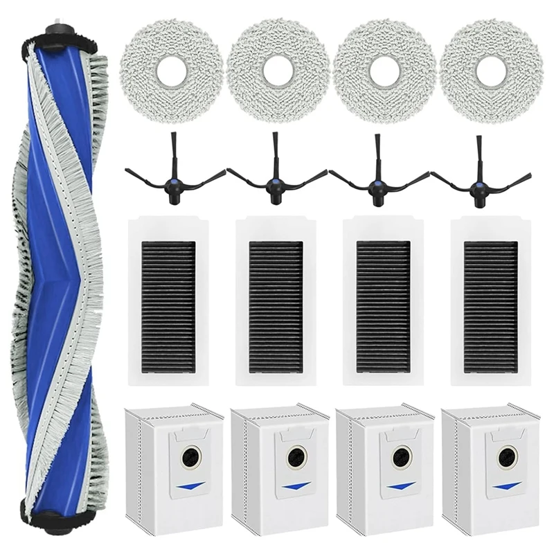 Accessoires pour aspirateur robot Ecovacs Deebot X5 Pro, brosse latérale principale, HEPA Pound, vadrouille, gril, sacs à poussière, Omni