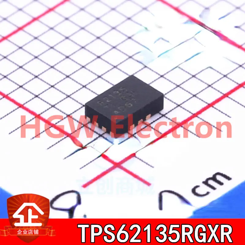 

10pcs New and original TPS62135RGXR Screen printing:62135 VQFN-11 Buck converter chip TPS62135RGXR VQFN-11 62135 TPS62135