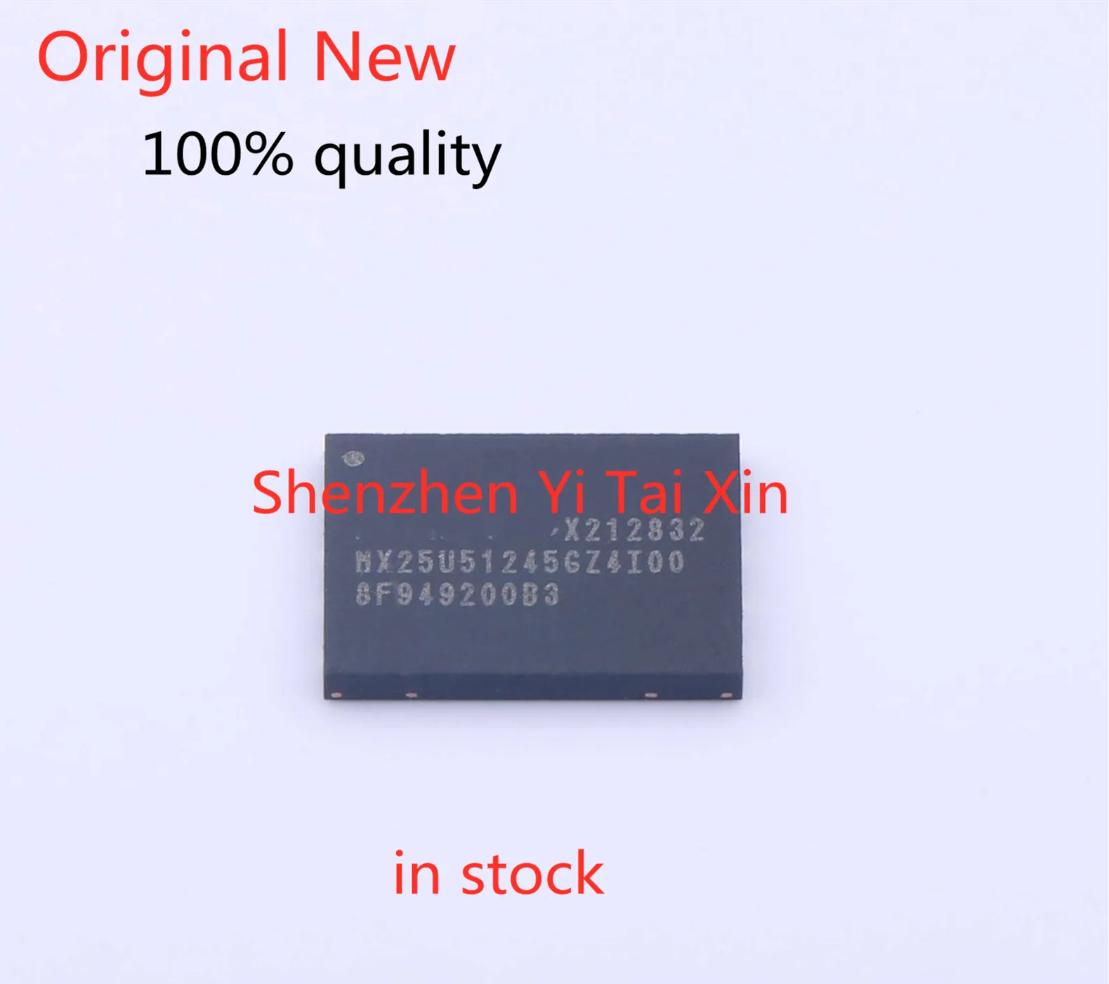 (2-5piece)100% New MX25U51245GZ4I00 MX25U51245GZ4100 QFN-8 Chipset