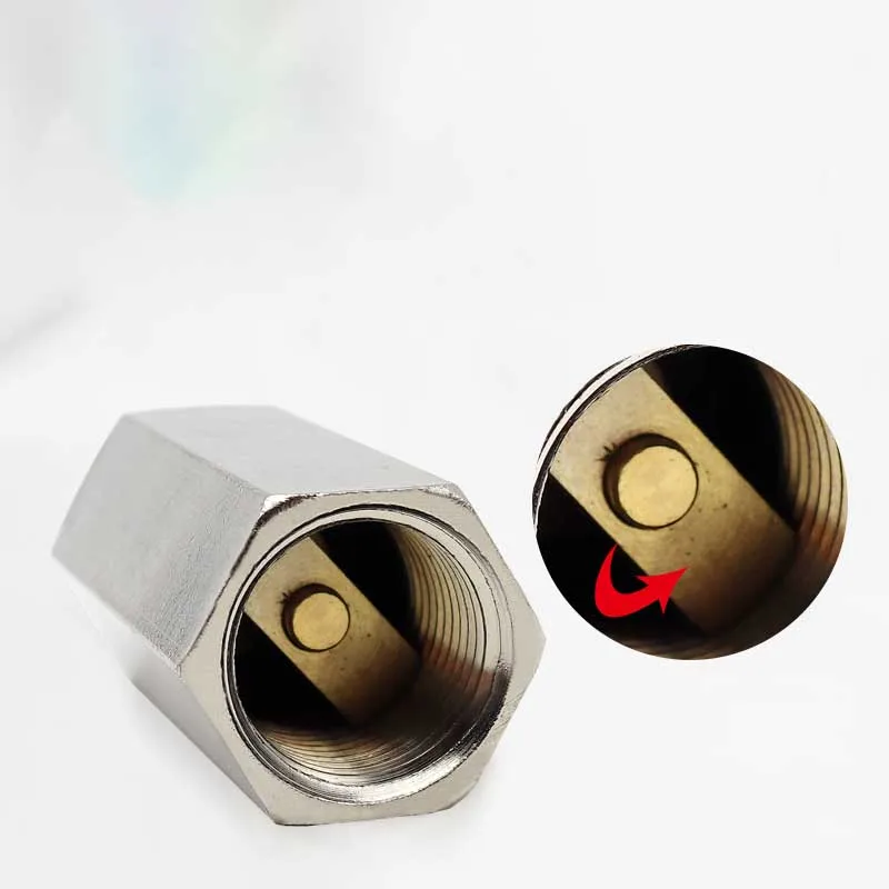 Standard Brass Check Valve for Compressed Air Infrastructure Including Distribution Manifolds and Branch Lines