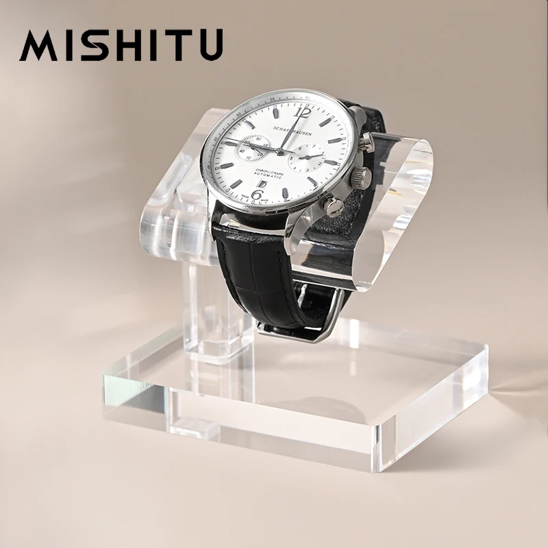 MISHITU Acrylic Watch Display Rack High End Watch Bracelet Detachable Watch Display Props Watch Storage Rack Jewelry Organizer