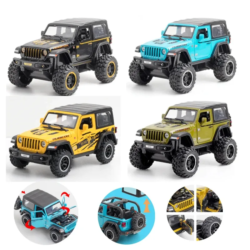 

TEMIKIDS 1:32 Jeeps Off-Road Alloy Model Car Toy Diecasts Metal Casting Sound And Light Car Toys For Children Vehicle B142
