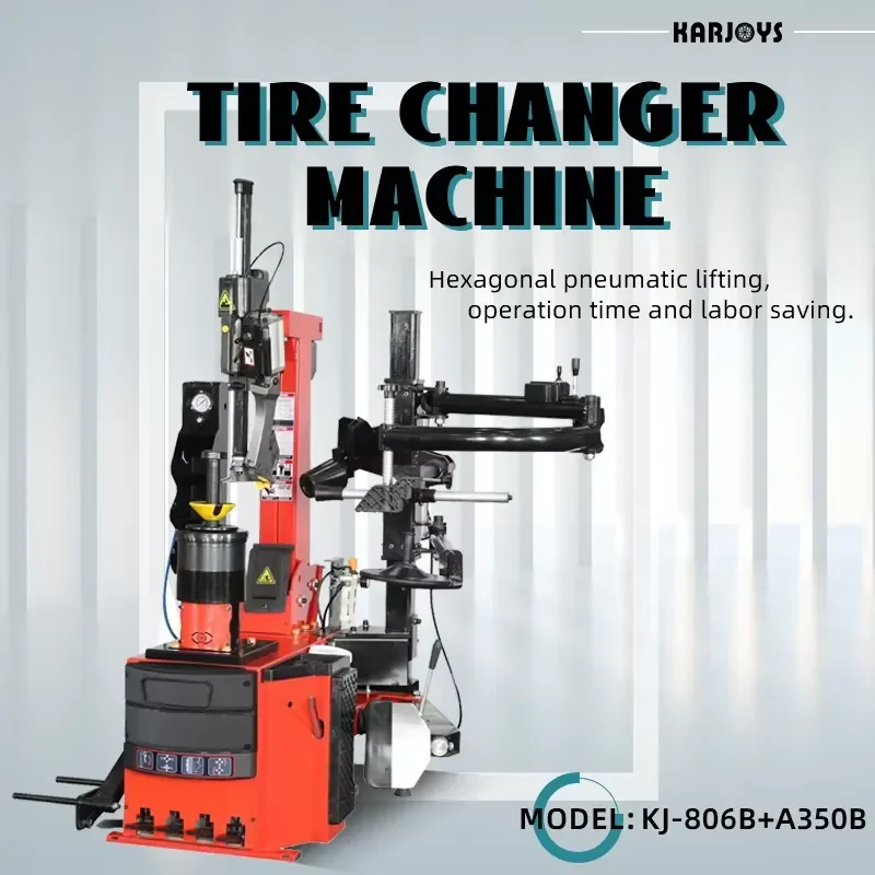 Hot Selling Karjoys Tire Changer Machine with Pure Copper Silent Motor Balancing with Lifting Tire with CE