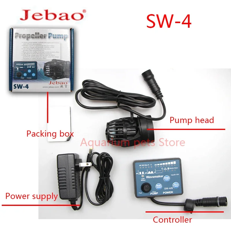 Jebao/Jecod 110~240V SW-2 SW-4 SW-8 MLW-5 RW-4 RW-8 RW-15 RW-20 Coral cylinder pump Marine Aquarium Wave Make