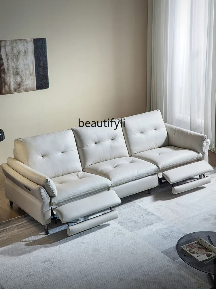 

Electric Functional Sofa Living Room Technology Fabric Space Capsule Small Apartment Cream Fengyunduo New