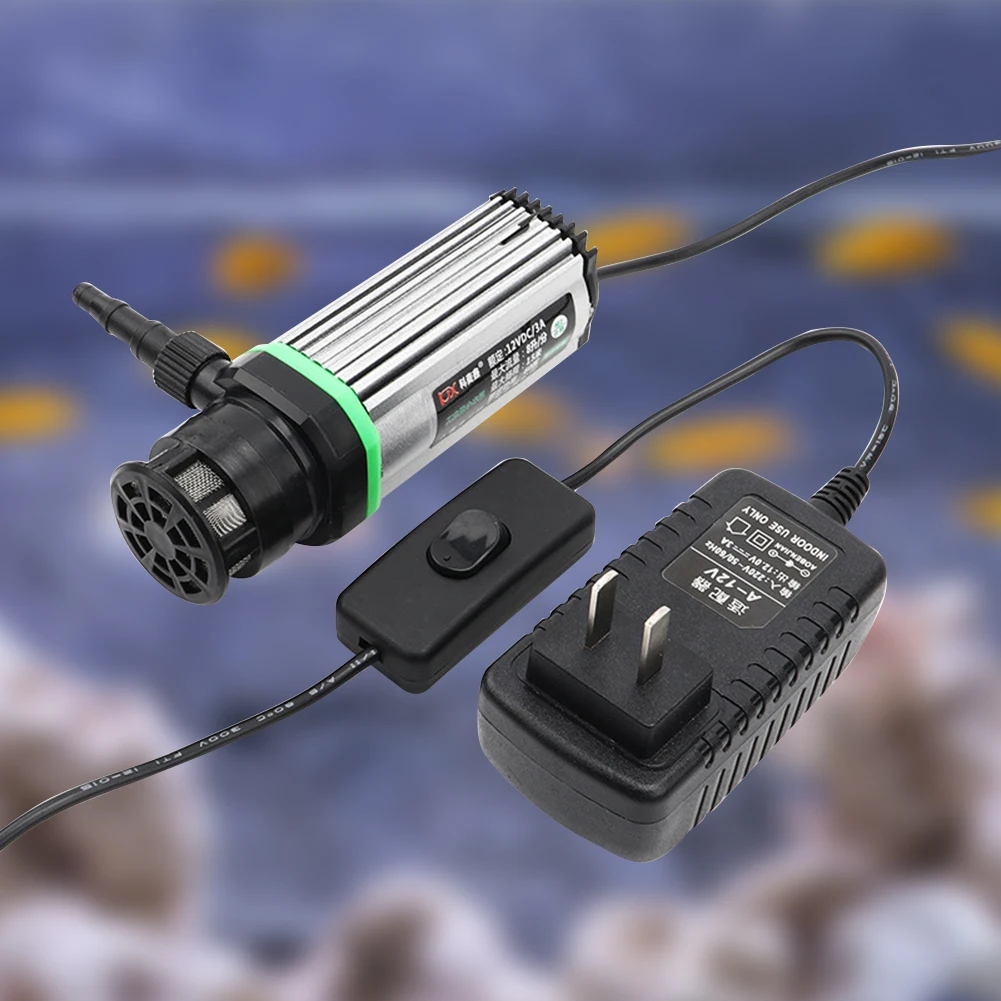 

DC 12V Submersible Water Pump Water Flow Speed Adjustable Bottom Suction Water Pump for Slotting/Cutting/Water Drilling Machine